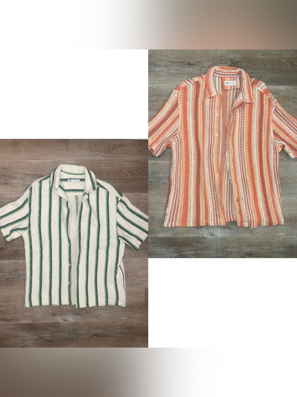 Lot of two Zara shirts